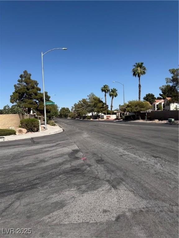 6766 Sebring St, Las Vegas, NV 89103 - view of asphalt street with street lights