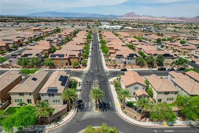1425 Overseer Ave, Henderson, NV 89074 - aerial perspective of suburban area with mountains