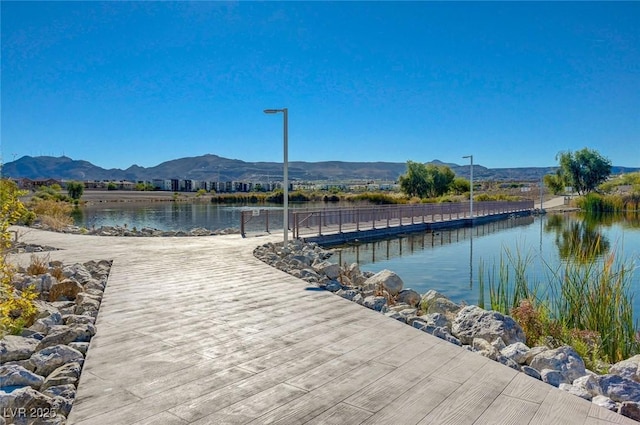 1425 Overseer Ave, Henderson, NV 89074 - view of pool with a water and mountain view