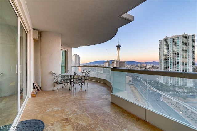 2777 Paradise Rd Unit 2001, Las Vegas, NV 89109 - balcony featuring a city view
