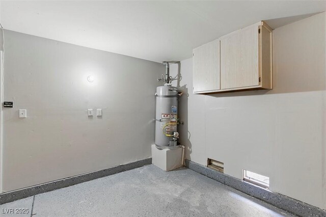 9116 Cypress Point Way, Las Vegas, NV 89117 - basement with strapped water heater