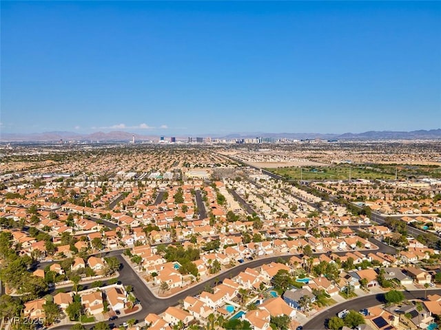 9116 Cypress Point Way, Las Vegas, NV 89117 - view of property location with a mountain backdrop and nearby suburban area