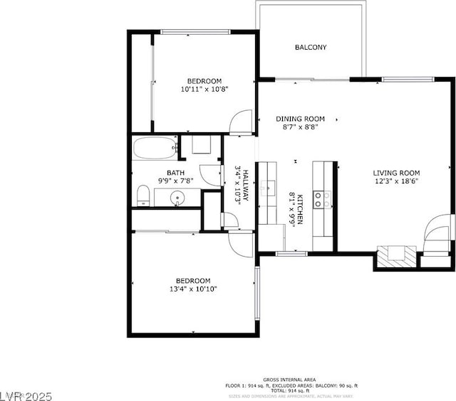 4391 Gannet Cir Unit 16, Las Vegas, NV 89103 - floor plan / room layout
