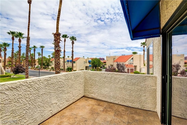 4391 Gannet Cir Unit 16, Las Vegas, NV 89103 - view of patio with a balcony and a residential view