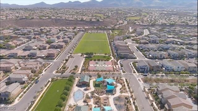 3447 SW Covilha Ln, Henderson, NV 89044 - aerial view of property's location with nearby suburban area