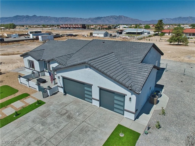 2650 Underbrush Ave, Pahrump, NV 89048 - view from above of property with mountains