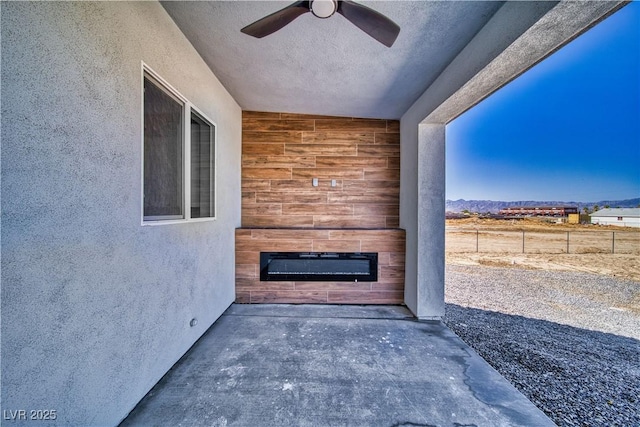 2650 Underbrush Ave, Pahrump, NV 89048 - view of patio with ceiling fan