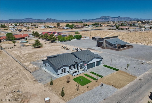 2650 Underbrush Ave, Pahrump, NV 89048 - view of subject property with a mountainous background and a desert landscape