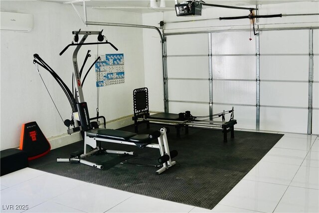 2659 Vegas Valley Dr, Las Vegas, NV 89121 - exercise area with a wall unit AC