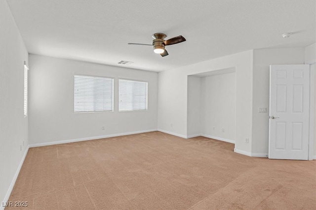 3689 Bufflehead St, Las Vegas, NV 89122 - unfurnished room featuring carpet, ceiling fan, baseboards, and a smoke detector