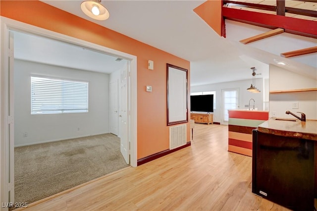 7528 Golden Yucca Dr, Las Vegas, NV 89147 - corridor featuring light wood-style floors