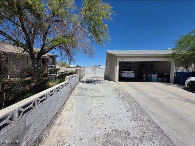 7108 Moon Ct, Las Vegas, NV 89145 - view of concrete driveway