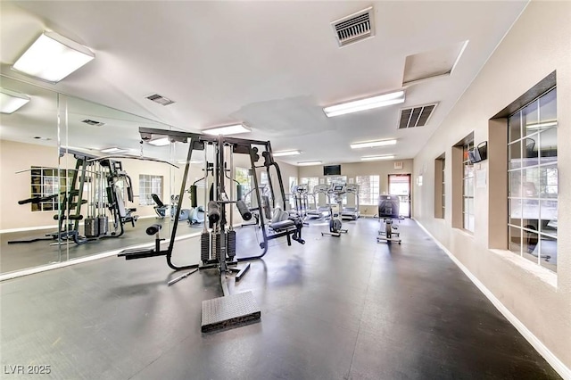 1609 Hidden Spring Dr, Las Vegas, NV 89117 - workout area featuring baseboards