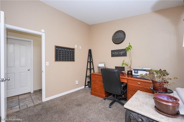 3913 Lilac Haze St, Las Vegas, NV 89147 - office featuring baseboards and light carpet