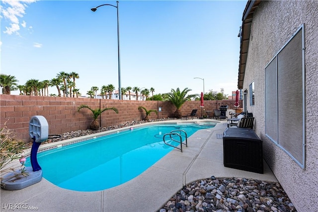 3913 Lilac Haze St, Las Vegas, NV 89147 - view of swimming pool with a fenced backyard and a patio