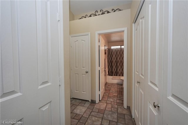 3913 Lilac Haze St, Las Vegas, NV 89147 - corridor featuring brick patterned floors