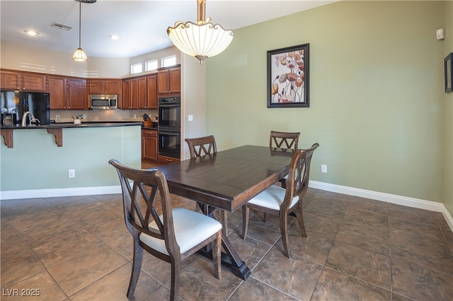 9077 Creed Mountain Pl, Las Vegas, NV 89178 - dining area featuring baseboards and recessed lighting