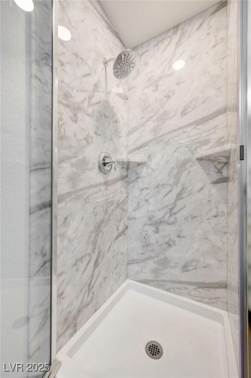 1101 Willow Tree Dr Unit D, Las Vegas, NV 89128 - full bathroom featuring a marble finish shower