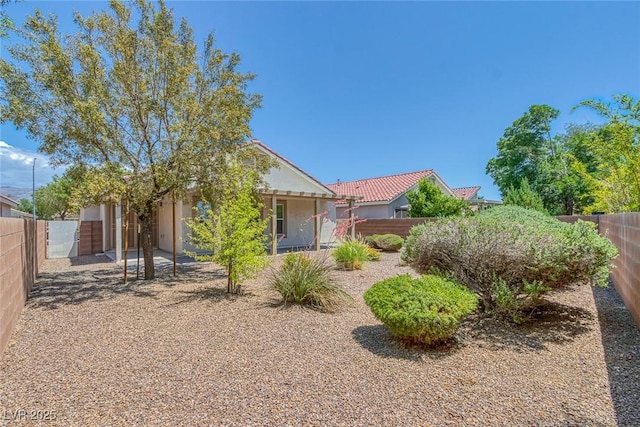 4369 Meadowlark Wing Way N, Las Vegas, NV 89084 - view of front facade with a fenced backyard and stucco siding