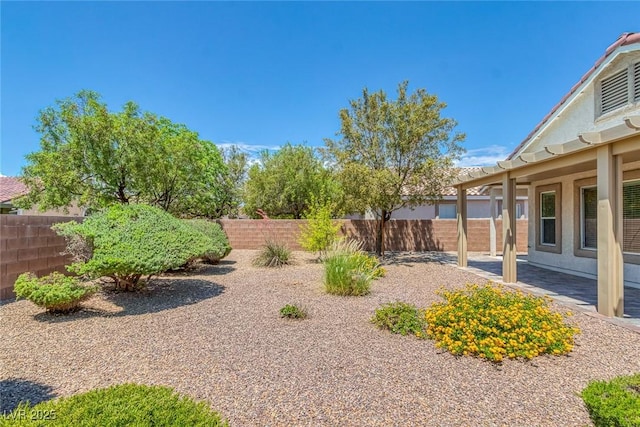 4369 Meadowlark Wing Way N, Las Vegas, NV 89084 - fenced backyard with a patio