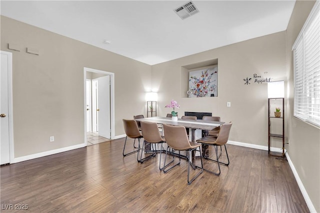 3659 Gerri Bay Ln, Las Vegas, NV 89147 - dining space with wood finished floors and baseboards