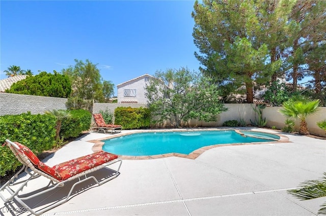 8312 Raphael Ct, Las Vegas, NV 89129 - view of swimming pool featuring a patio and a fenced backyard