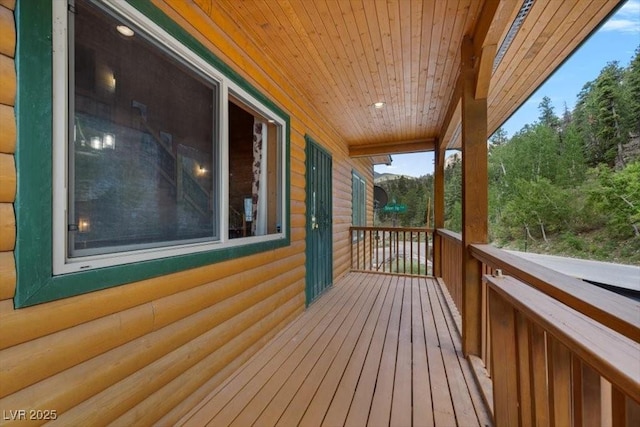 4830 Silver Tip Way, Mount Charleston, NV 89124 - view of deck