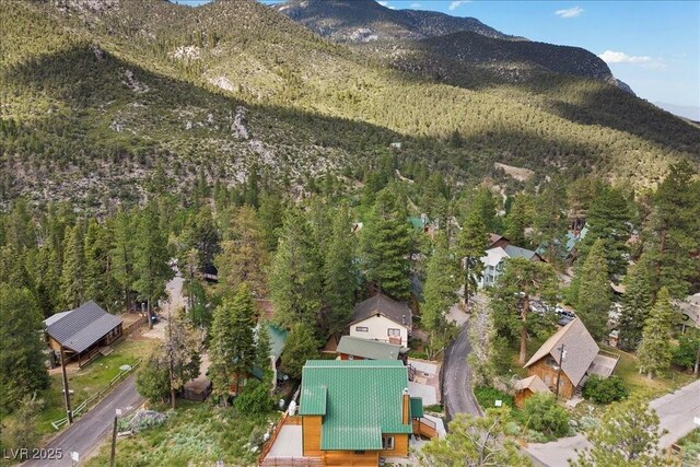 4830 Silver Tip Way, Mount Charleston, NV 89124 - view of property location featuring a mountain backdrop and a forest