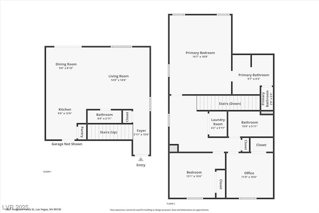 5667 Foxglove Field St, Las Vegas, NV 89130 - property floor plan