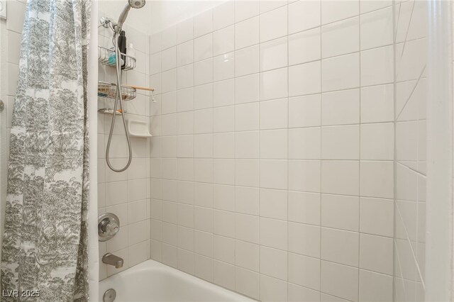 277 Dark Forest Ave, Las Vegas, NV 89123 - bathroom featuring shower / bath combo with shower curtain