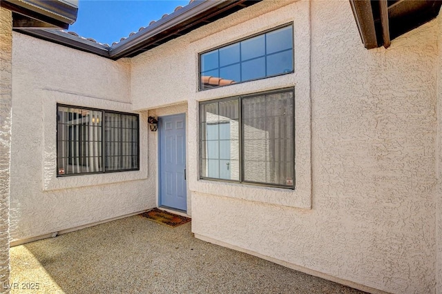 445 Intrepid Ct, Boulder City, NV 89005 - property entrance featuring stucco siding and a patio