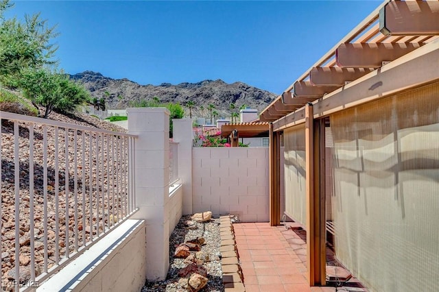 445 Intrepid Ct, Boulder City, NV 89005 - view of patio / terrace featuring a mountain view