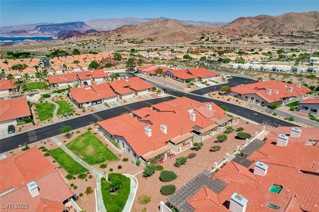 445 Intrepid Ct, Boulder City, NV 89005 - aerial perspective of suburban area with a mountain backdrop