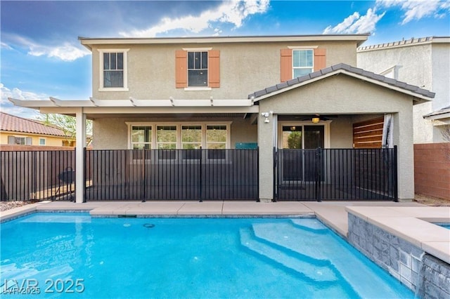 2832 Aragon Terrace Way, Henderson, NV 89044 - rear view of property featuring stucco siding
