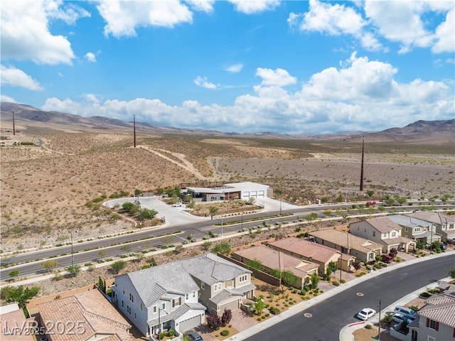 2832 Aragon Terrace Way, Henderson, NV 89044 - aerial perspective of suburban area featuring a mountain backdrop