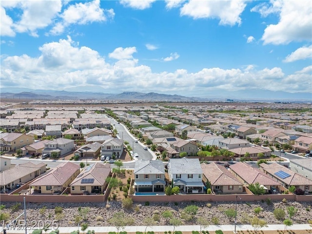 2832 Aragon Terrace Way, Henderson, NV 89044 - aerial view of residential area with a mountainous background