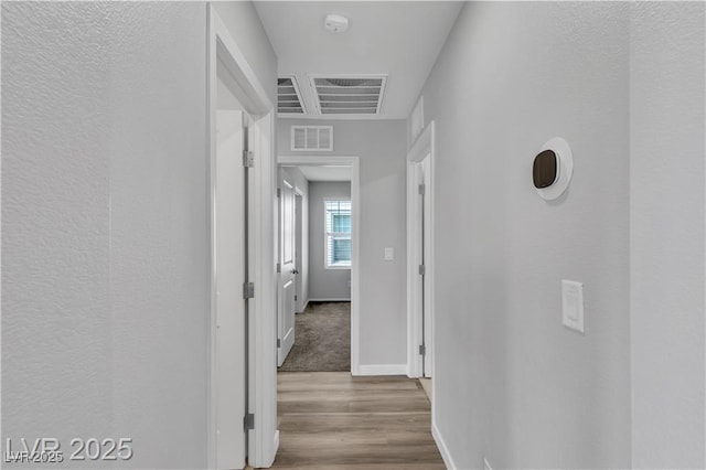 2832 Aragon Terrace Way, Henderson, NV 89044 - corridor with wood finished floors and baseboards