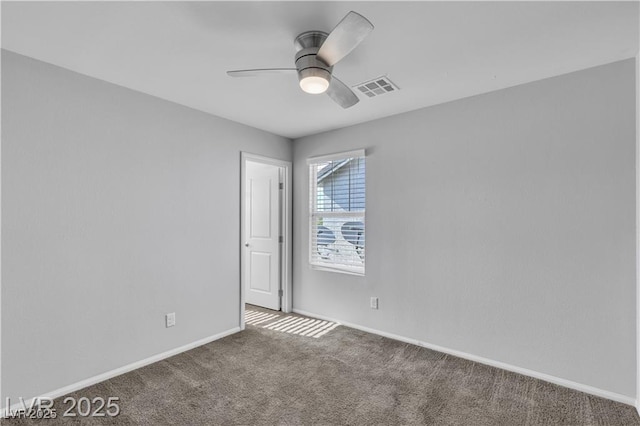 2832 Aragon Terrace Way, Henderson, NV 89044 - carpeted empty room featuring ceiling fan and baseboards