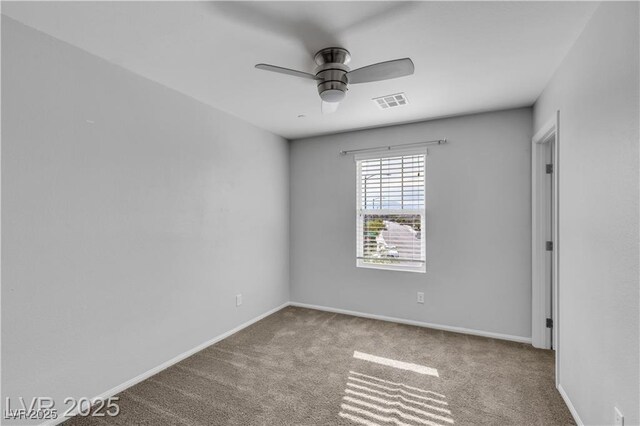 2832 Aragon Terrace Way, Henderson, NV 89044 - carpeted empty room with a ceiling fan and baseboards