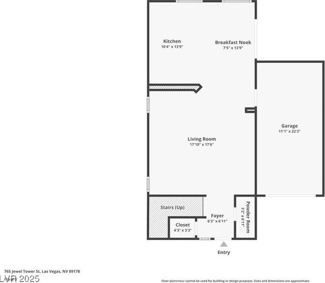 765 Jewel Tower St, Las Vegas, NV 89178 - home floor plan