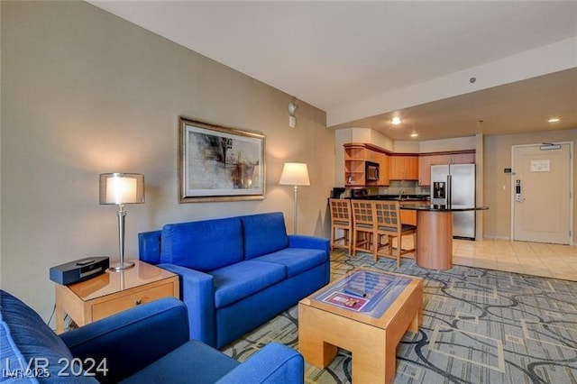 211 E Flamingo Rd Unit 615, Las Vegas, NV 89169 - living room with recessed lighting and baseboards