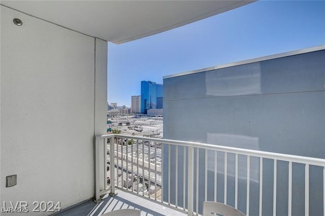 211 E Flamingo Rd Unit 615, Las Vegas, NV 89169 - balcony with a city view
