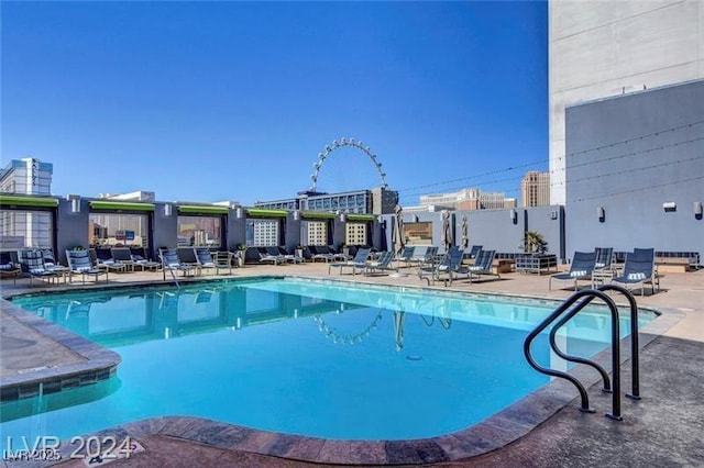 211 E Flamingo Rd Unit 615, Las Vegas, NV 89169 - community pool with a patio