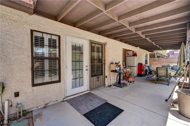 3987 Saddlewood Ct, Las Vegas, NV 89121 - view of patio with outdoor dining space
