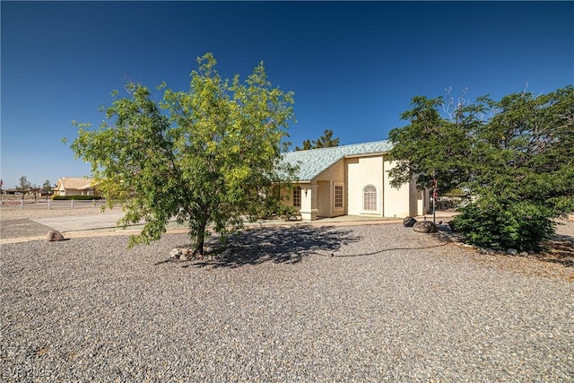 3580 S Shawnee Ave, Pahrump, NV 89048 - view of front of house with stucco siding