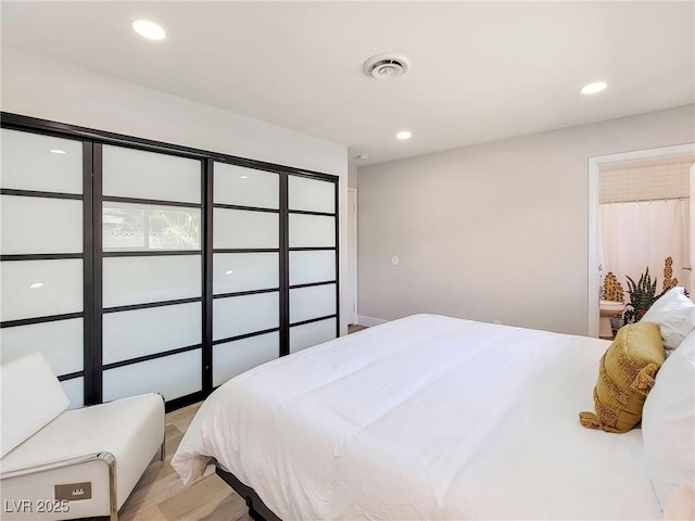 4072 E Harmon Ave, Las Vegas, NV 89121 - bedroom featuring recessed lighting