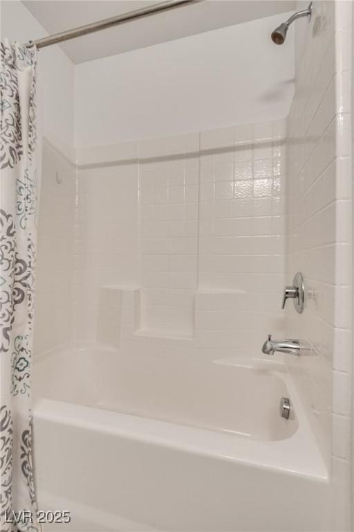 12110 Midnight Pine Rd Unit 4, Las Vegas, NV 89183 - full bathroom featuring shower / bath combination with curtain