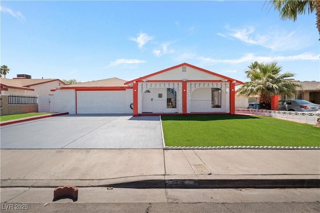 5375 Chestnut St, Las Vegas, NV 89119 - view of front of property featuring concrete driveway and a garage