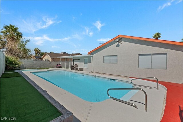 5375 Chestnut St, Las Vegas, NV 89119 - view of pool featuring a fenced backyard and a patio area