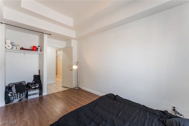 4335 Twin Peaks Dr, North Las Vegas, NV 89032 - bedroom with wood finished floors and baseboards
